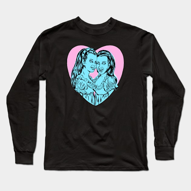 Twins of evil by Bad Taste Forever Long Sleeve T-Shirt by Bad Taste Forever